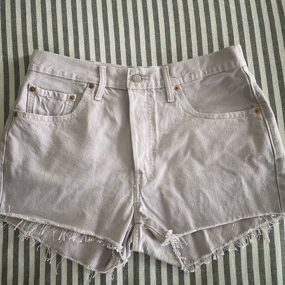 Levi’s 501 Original Fit High Rise Shorts Size 31 - Picture 2 of 5